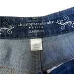 Christopher & Banks  Straight Leg Blue Jeans Photo 1
