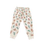 secret treasures  LIGHT WEIGHT FLANNEL JOGGER PANTS IVORY GINGERBREAD CHRISTMAS P Photo 3