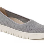 Vionic Uptown Skimmer Women's Knit Slip-on Comfort Shoe Light Grey Size 8 Photo 0