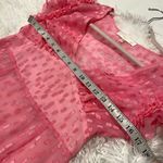 Love Shack Fancy  Tiered Ruffle Maxi Gown in Pink Size 4 Photo 2