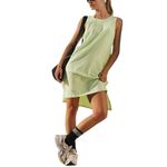 NWT Free People FP Movement Neon Hot Shot Tunic Tank Size Small Green Photo 4