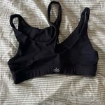 Alo Yoga  Peak Black Sports Bra Photo 2