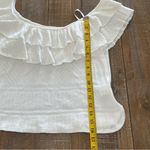 Anthropologie Elegant White Ruffle Top Photo 6