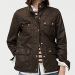 J.Crew The Downtown green field jacket size small Photo 0