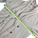 White +Warren Oatmeal Long Sleeve Toggle Button Cashmere Cardigan Size M Photo 5