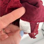 Kendall + Kylie  NWT Red Lace Tie Romper Photo 7
