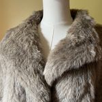 Vintage Gray Faux Fur Coat by Candace Originals 1950s Swing Style Jacket L/XL Size L Photo 3