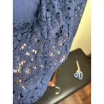 Covington  Women's Chiffon & Lace Shift Dress Classic Knee Length Size 14 Photo 8