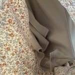 Peach Love California Peach Love Floral Jumpsuit Strapless Front Tie Size Large H Photo 3