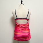 NWT Athena Sunset Fauxkini Swim Dress Underwire Pink Size 8 Photo 4