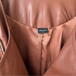 Marciano  Burnt Orange Leather Jacket Photo 2