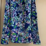 Lilly Pulitzer  Blue Grotto Twilight Tropics Floral 
Popover Jacket Small New NWT Photo 2