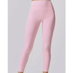 Carbon 38 Light Pink Ribbed Leggings 7/8 High Waist Womens XS Photo 9