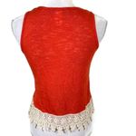 Rebel Sugar  Red Sleevless Summer Tank Top M Med Photo 1