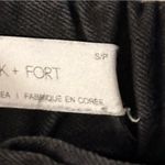 Oak + Fort  Slim Fit Elastic Waist Back Black Jeans Size S Photo 8