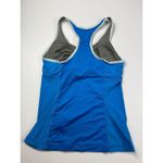 Nike  Dri-FIT Tank Top Athletic Racerback Built-In Bra‎ Blue Size M Photo 3
