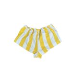 Free People  hot hot hot shorts yellow white striped cotton boho mini shorts S Photo 3