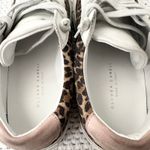 Oliver Cabell Women's Low 1 Leopard Lace Up Pink Suede Heel Accent Sneakers 37 Brown Size 6 Photo 6