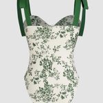 Cider Floral V Neck Bodysuit Photo 1