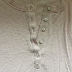 Aerie  Pink Long Sleeve Top Henley Photo 1