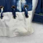 Vintage Gene Ewing BIS Denim Jacket Tie Dye Eyelet Made‎ In USA Womens Blue Photo 4