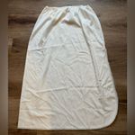 Brandy Melville  White Slip Slit Skirt Photo 0