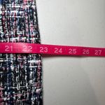 Ann Taylor  Loft NWT Black Blue Pink‎ Tweed Straight Skirt 16 Lined Workwear Photo 8