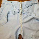 Soft Surroundings Soft‎ Surroundings Ojai Linen Blend 7" Shorts Blue Size Medium Photo 7