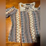 Cure Women’s boho blouse top open shoulder cut out Size M Photo 3