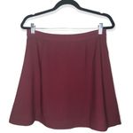 Avec Les Filles  Snap Down Skirt Burgundy Size 8 Photo 3