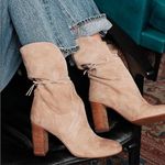Free People Mila Foldover Ankle Bootie Suede EU41 US10 Photo 1