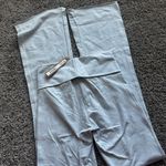 SKIMS  Zen Blue Cotton Jersey Foldover Pants Photo 1