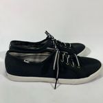 Keds KICKSTART CANVAS SNEAKERS WOMENS SZ 8 BLACK & GRAY PREOWNED Photo 2