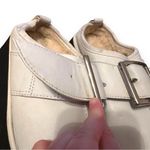 UGG x Opening Ceremony Tasman Off White Leather Faux Fur Platform Mules Sz 8 Photo 6