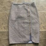 J.Crew  Metallic Tweed Zipper Pencil Skirt Sz 6 Photo 8
