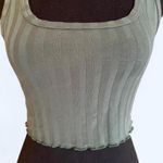 Aerie Offline by  green ribbed crop top Size XS Photo 1