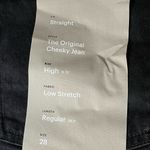 Everlane  The Original Cheeky Cropped Jeans Coal Black Size 28 Photo 10