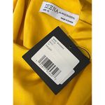 Mac Duggal  NEW Size 10 Marigold Asymmetrical Draped Long Sleeve Mini Dress 70152 Photo 8