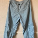 prAna Blue Cargo Cropped Pants Photo 0