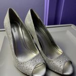 Silver Glittery Heels Size 6 Photo 0