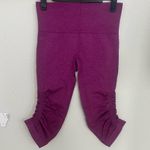 Lululemon In The Flow Crop Il Heathered Regal
Plum Capri Legging Seamless Size 4 Photo 3