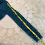 Relativity  Long Open Front Cardigan Sweater Mohair Wool Blend Petite Small Blue Photo 8