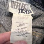 Vintage Denim Jean Jacket Dark Wash Size Large 100% cotton Photo 2