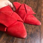 J.Crew • Marina pointed toe slide mule Cerise red suede leather slip on Photo 7