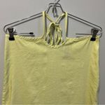 Forever 21  Halter Tie Mini Dress Neon Yellow Green M Photo 2