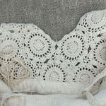 Free People “Insea” gauze crochet flowy maxi dress tiered tie back sleeveless Photo 11