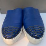BCBGMAXAZRIA Mules Flats Ms-Clip Blue Size 7.5 EUC Photo 8