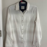 Jachs Girlfriend  Cream Button-Down Shacket with pockets Photo 0