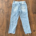 PacSun High Rise Straight Jeans Women’s 28 Light Wash Distressed Button Fly Photo 7