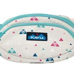 KAVU  CANVAS SPECTATOR Waist Pack Belt Bag Fanny Pack Pouch ICY TERRAIN Photo 0